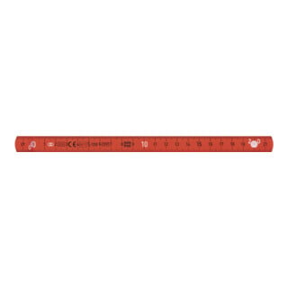 Wiha Elektricien-plooiliniaal Longlife® 2 m metrisch, 10 schakels