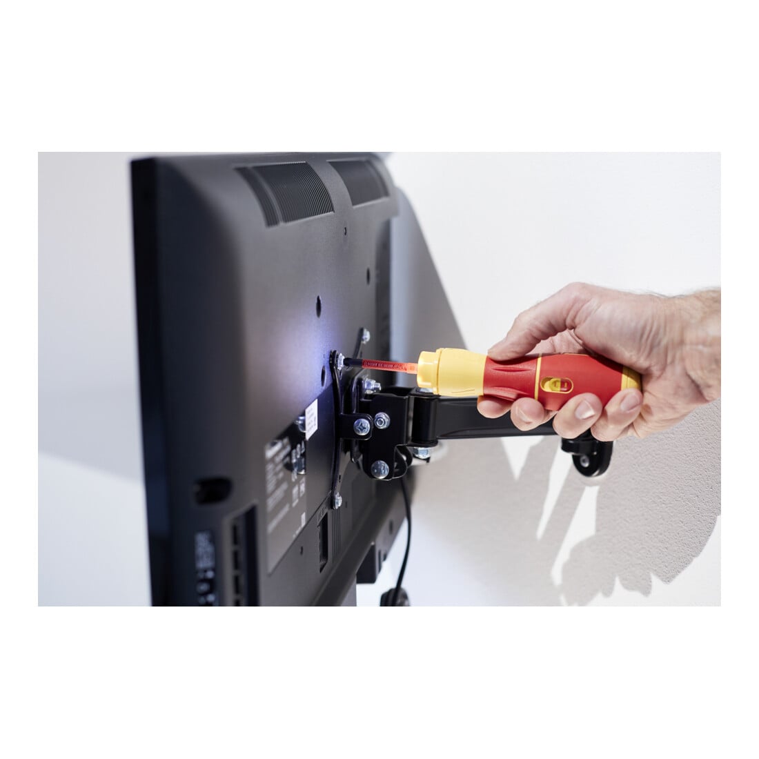 Wiha elektrische schroevendraaier speedE® II 7 stuks met slimBits, batterijen en USB lader in L-Boxx Mini
