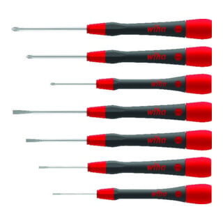 Wiha Feinschraubendreher Set PicoFinish® Schlitz, Phillips 7-tlg.