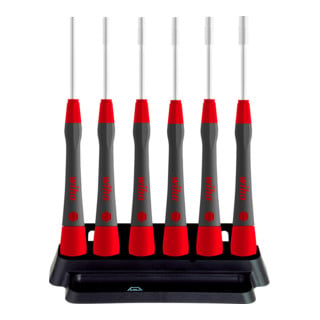 Wiha Feinschraubendreher Set PicoFinish® Sechskant-Steckschlüssel 6-tlg. mit Halter