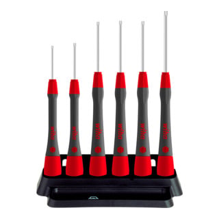 Wiha Feinschraubendreher Set PicoFinish® TX 6-tlg. mit Halter T4-T9