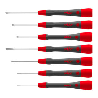 Wiha fijnschroevendraaierset PicoFinish® sleuf, Phillips 7 dlg.