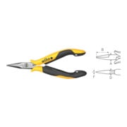Wiha Flachrundzange Professional ESD gerade Form 145 mm