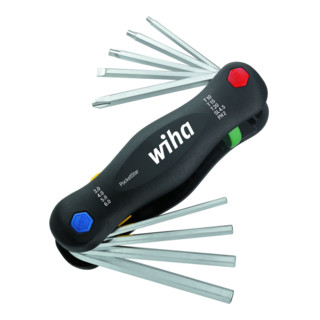 Wiha Gemischt bestückter Klapphalter PocketStar® (351 PG9X)