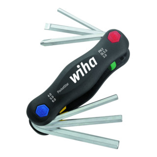 Wiha Gemischt bestückter Klapphalter PocketStar® (SB 351 PK6X)