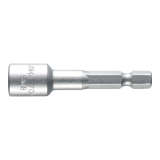 Wiha inbus magnetisch standaard 55 mm buitenzeskant 1/4" 7.0