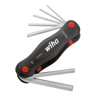 WIHA Jeu de clés dans un support pliable 7/8