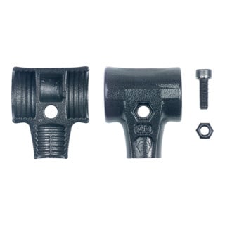 Wiha Set de coques de marteau avec vis et écrou de sécurité pour marteau de protection Safety