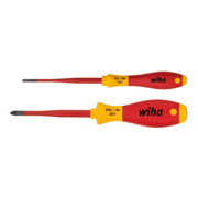 Wiha Jeu de tournevis SoftFinish® electric slimFix Fente, Phillips 2 pcs sous blister (36331)-1