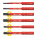 Wiha Jeu d'embouts slim electric Fente, PlusMinus/Pozidriv 6 pcs dans un coffret (42213)-1