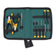 Wiha Jeu d'outils ESD Pinces, tournevis, pincettes, 9 pcs dans une trousse (33505)-1