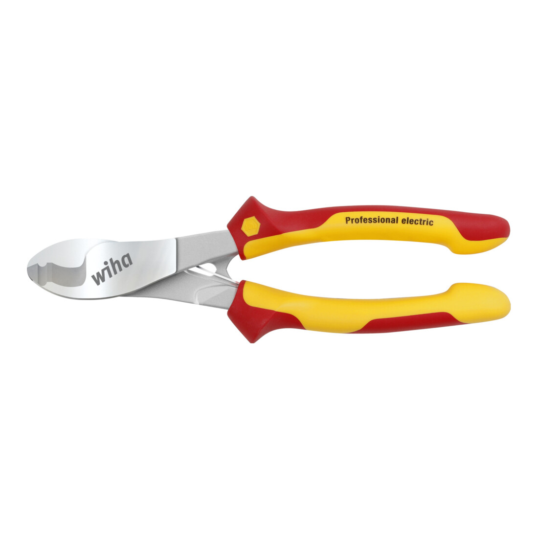 Wiha kabelschaar Professional elektrisch met in- en uitschakelbare openingsveer in blister 180 mm (43664)