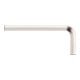 Wiha L-sleutel zeskant kort, blank vernikkeld 129 mm, 53 mm