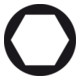 Clé hexagonale à six pans creux pour tournevis dynamométrique avec poignée croisée et lame interchangeable Wiha