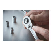 Wiha Leva a cricchetto reversibile 3/8 con pulsante e sfera di sicurezza 175mm (45625)"-5