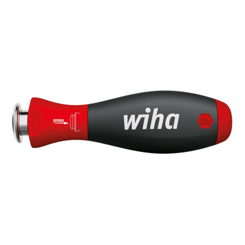 Wiha Manche de tournevis SoftFinish®-telescopic pour lame interchangeable SYSTEM 6 sous blister (30404) 6,0