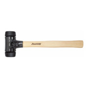 Martello Wiha soft-face Sicurezza media/medio-morbida con manico in legno di hickory, testa rotonda