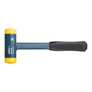Wiha marteau doux 802, avec manche en tube d'acier, insert en polyuréthane, sans recul