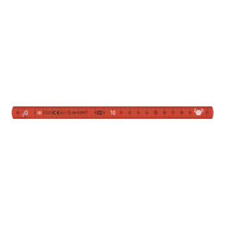 Wiha Metro pieghevole per elettricisti Longlife® 2 m metrico, 10 maglie