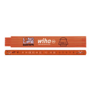 Wiha Metro pieghevole per elettricisti Longlife® 2 m metrico, 10 maglie-4