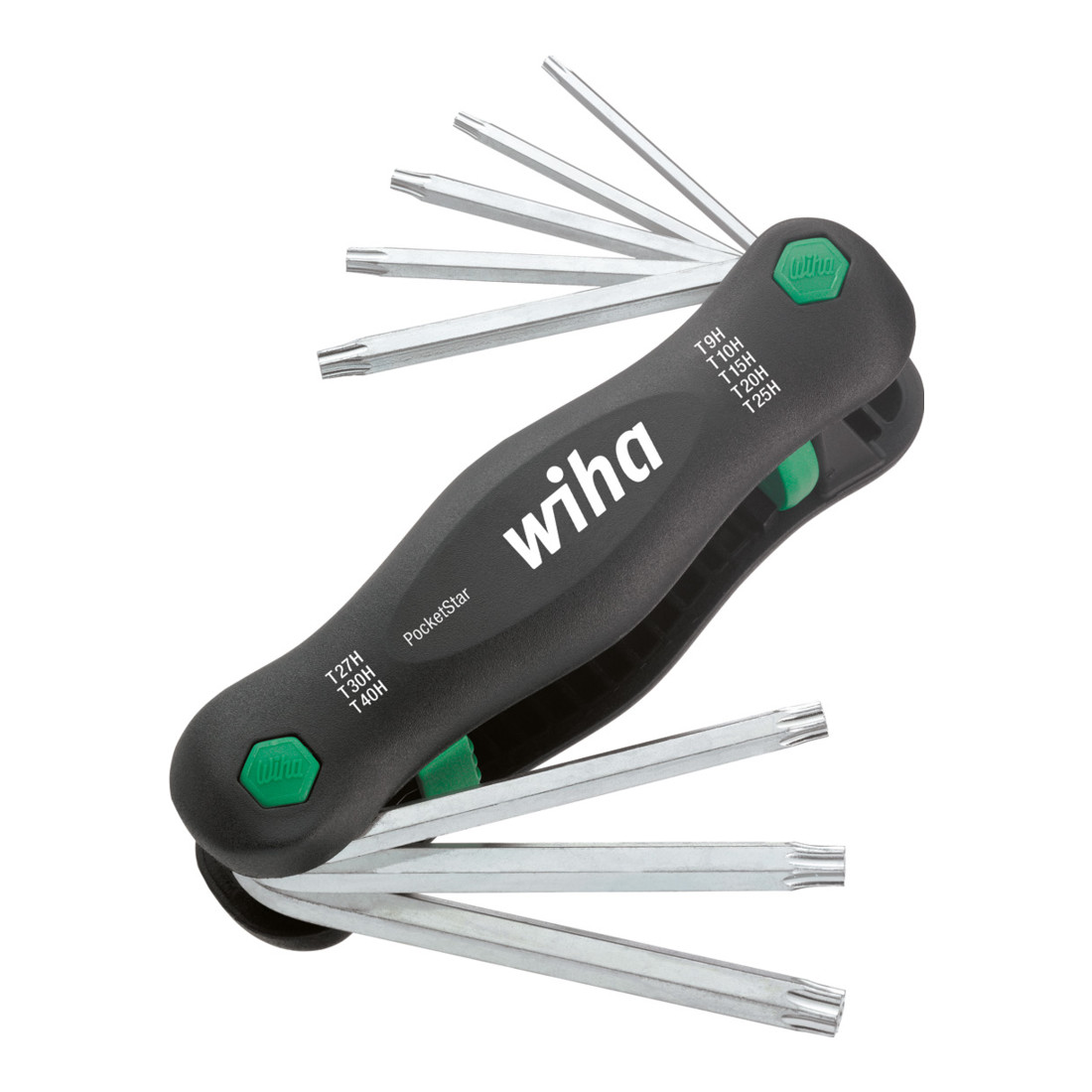 Wiha multigereedschap PocketStar® TX Tamper Resistant (met gat) 8 dlg. in blisterverpakking
