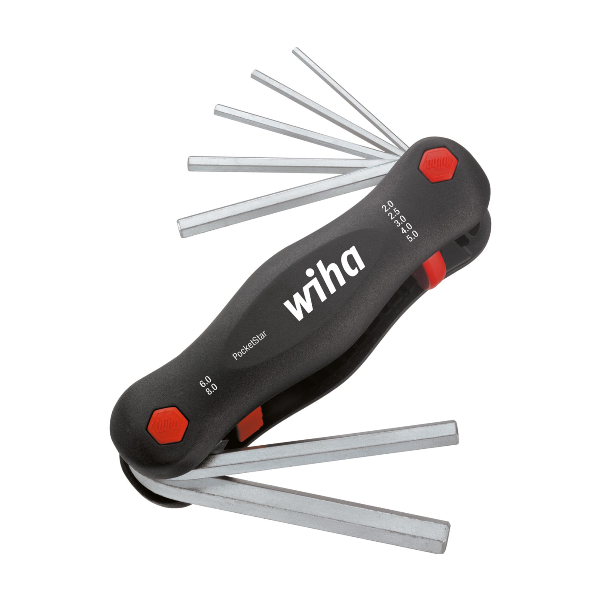 Wiha Multitool PocketStar Sechskant 2-8 7-tlg. in Blister
