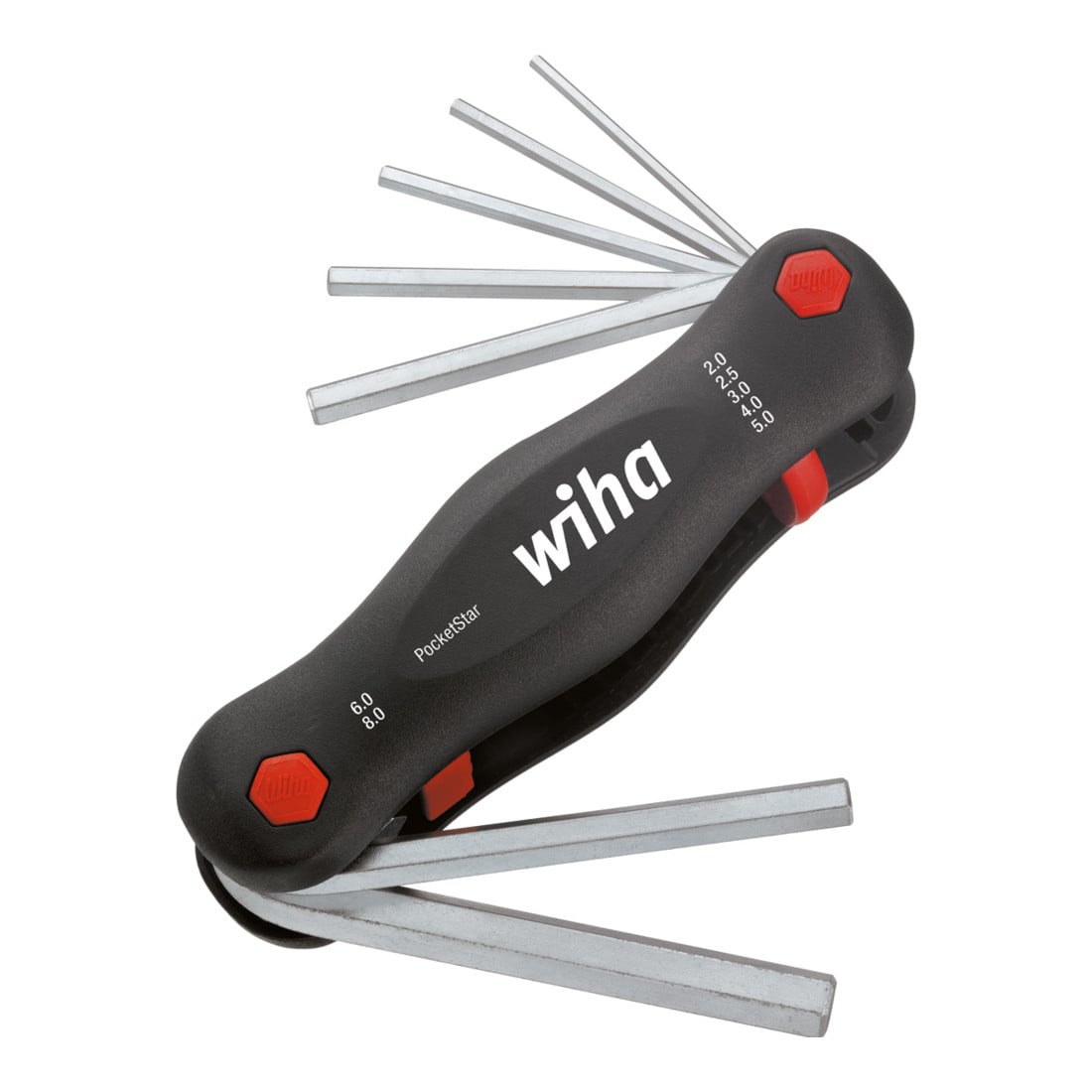Wiha Multitool PocketStar® Sechskant 2-8 7-tlg. in Blister