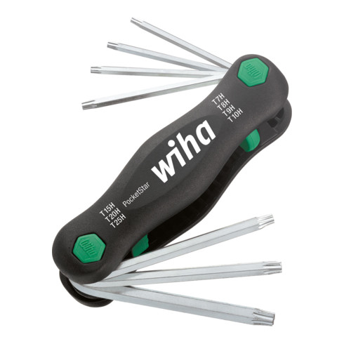 Wiha Multitool PocketStar® TORX® Tamper Resistant (con foro) 7pz.