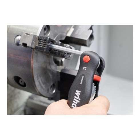 Wiha Multitool PocketStar TX Tamper Resistant (avec perçage), 7 pcs, version SB avec suspension à perforation européenne (25164)