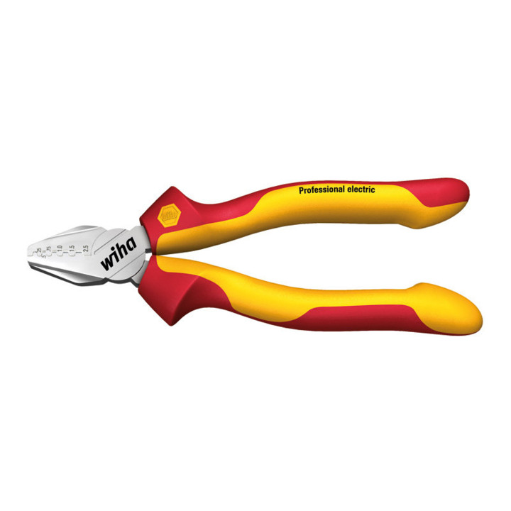 Wiha Pince à sertir pour embouts de câble Professional electric sous blister (38986) 180 mm