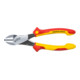 Wiha Pince coupante diagonale grande capacité Industrial electric avec DynamicJoint® avec ressort d’ouverture activable et désactivable (41310) 160 mm