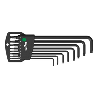 Wiha pinsleutelset in Classic houder TX kogelkop 8 dlg. zwart oxide afwerking