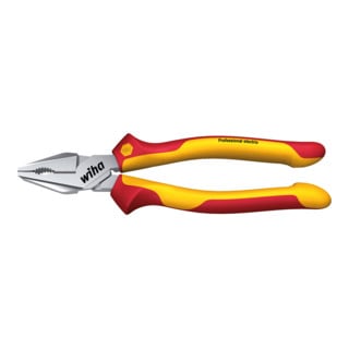 Wiha Pinza combinata elettrica Professional con DynamicJoint® e OptiGrip con tagliente extra lungo 200mm
