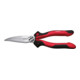Wiha Pinze a becchi tondi piatti Industrial con tagliente curvo, circa 40° 160mm-1