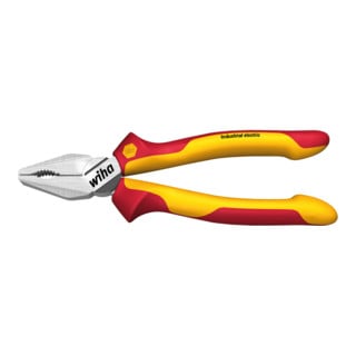 Wiha Pinze combinate electric industriali con DynamicJoint® e OptiGrip con tagliente extra lungo 180mm