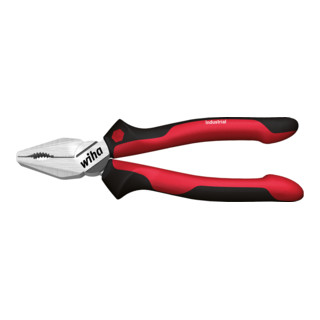 Wiha Pinze combinate Industrial con DynamicJoint® e OptiGrip con tagliente extra lungo 180mm