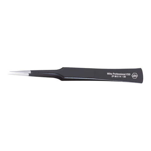 Wiha Pinzette di precisione Professional ESD tipo GG 130mm