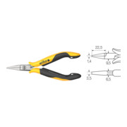 Wiha platte rondbektang Professional ESD plat, korte bekken 120 mm