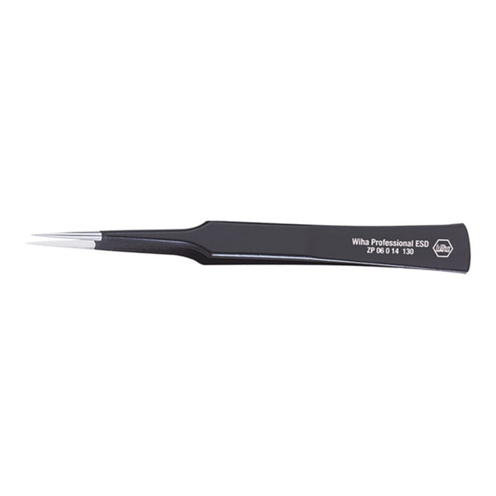 Wiha precisie pincet Professional ESD type GG 130 mm