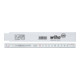 Wiha Righello pieghevole Longlife® 2 m metrico, 10 maglie giallo-1