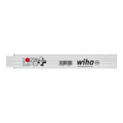Wiha Righello pieghevole Longlife® Plus 2 m metrico, 10 maglie bianco