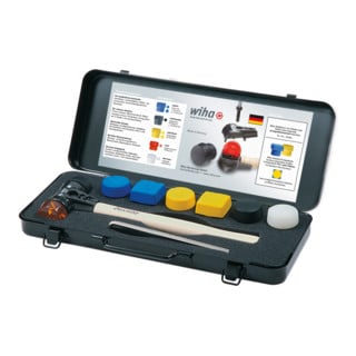Wiha Safety-Schonhammer-Set mit gemischten Schlagköpfen 8-tlg. in Box
