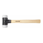 Wiha Schonhammer Safety sehr hart/sehr hart mit Hickory-Holzstiel, Rund-Schlagkopf 80 mm