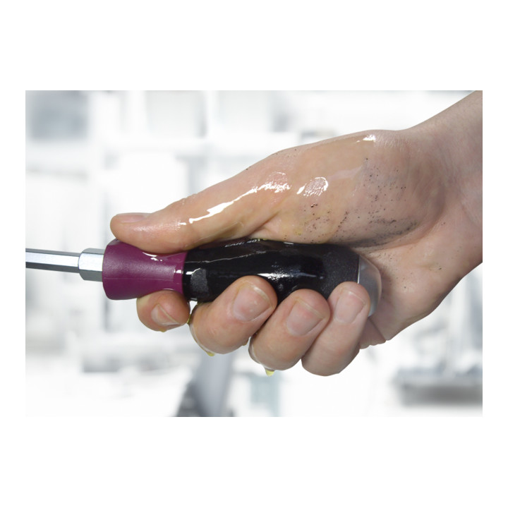 Wiha Schraubendreher MicroFinish® TX mit Rundklinge T15 x 80 mm