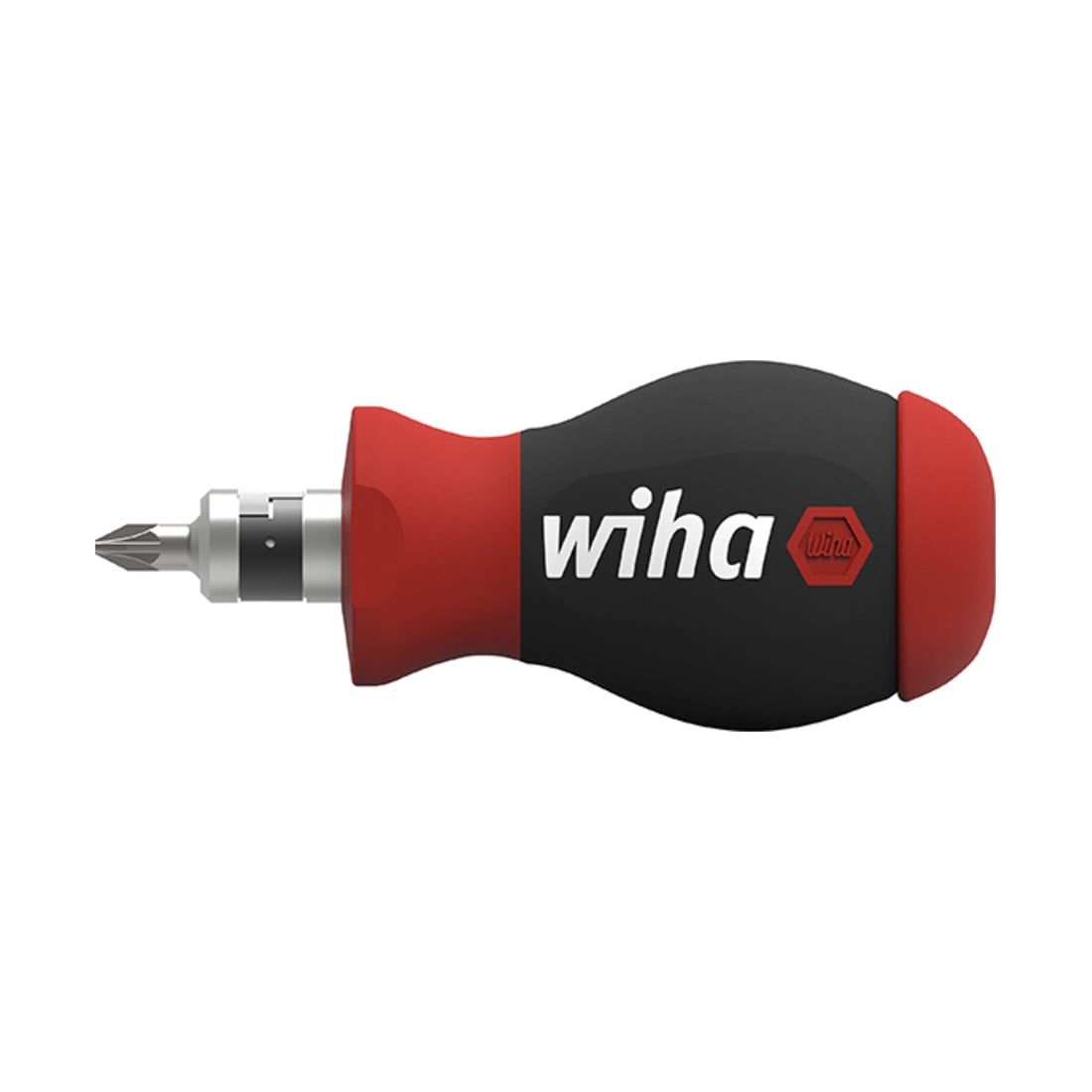 Wiha Schraubendreher mit Bit Magazin Stubby gemischt mit 7 Doppelbits 1/4 Zoll