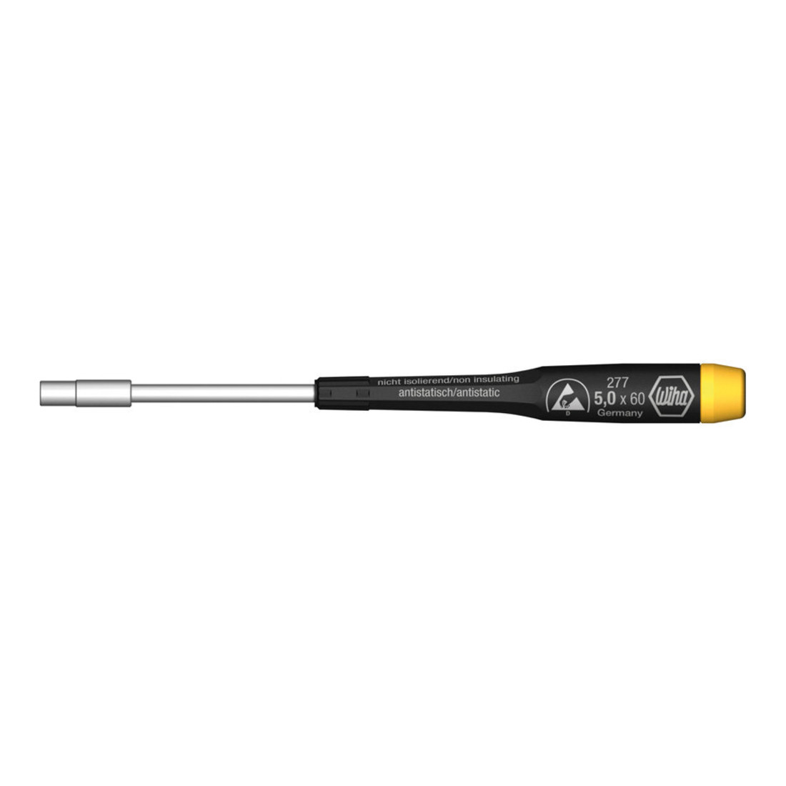 Wiha Schraubendreher Precision ESD Sechskant-Steckschlüssel 5,5 mm x 60 mm