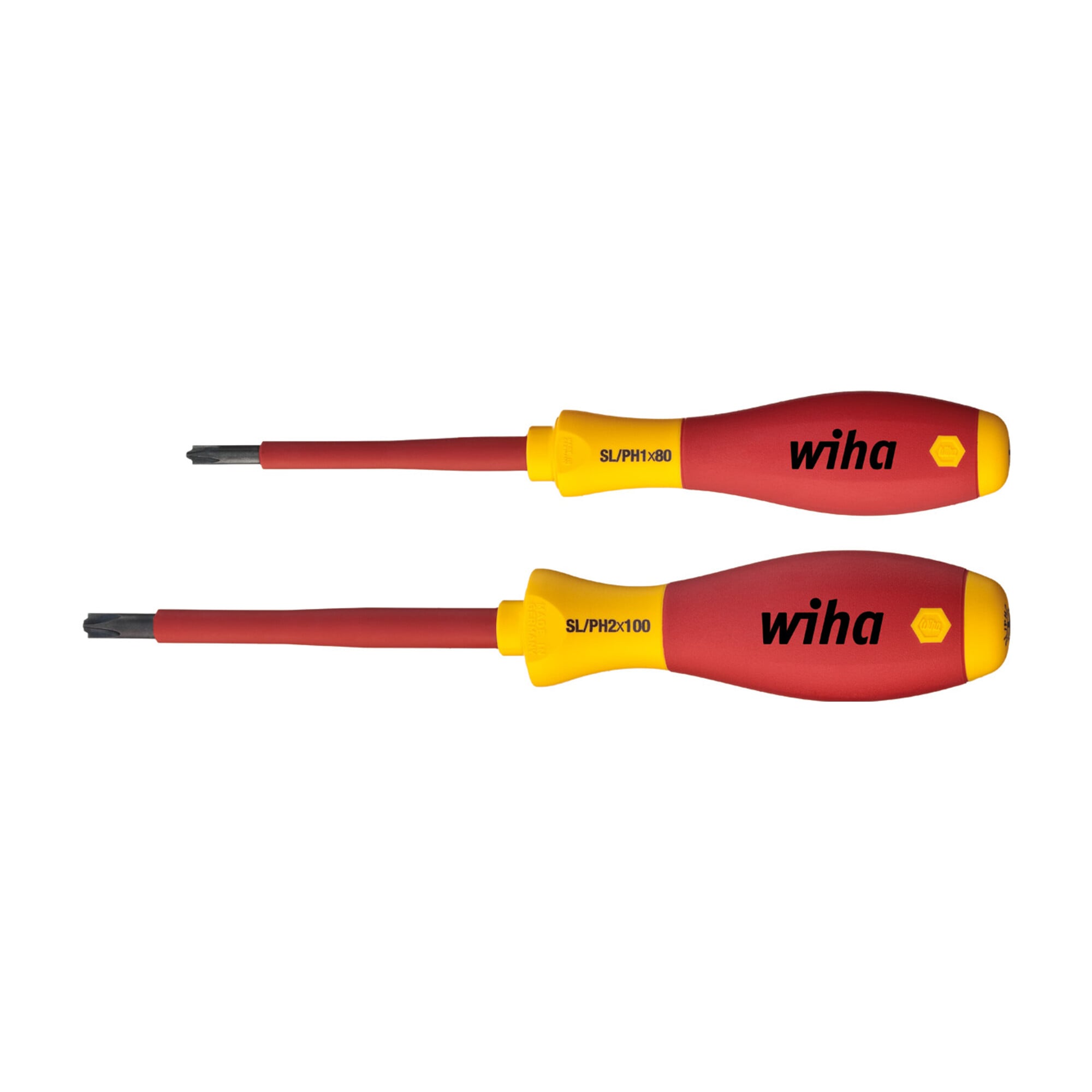 Wiha Schraubendreher Set SoftFinish electric PlusMinus/Phillips in Blister 2-tlg.