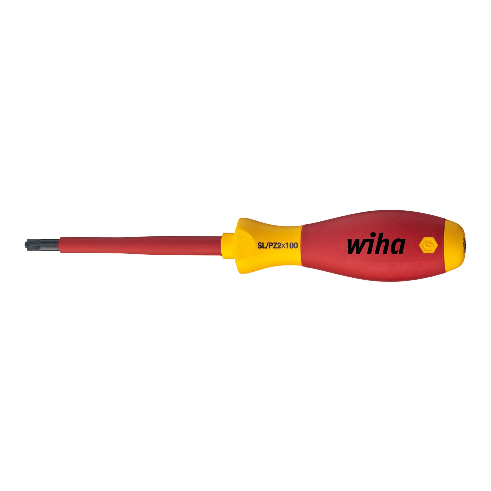 Wiha Schraubendreher SoftFinish electric PlusMinus/Pozidriv SL/PZ1 x 80 mm