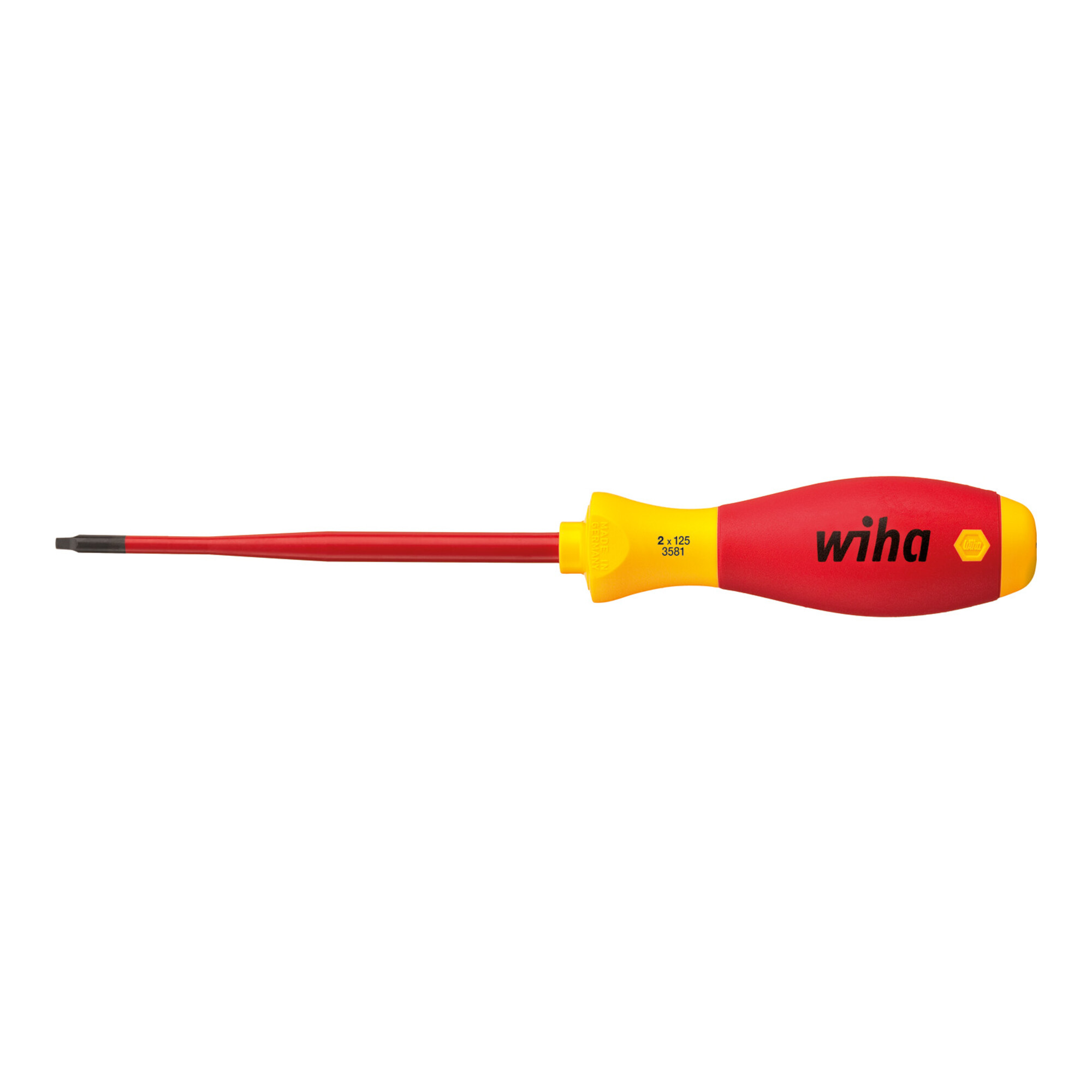 Wiha Schraubendreher SoftFinish electric slimFix Vierkant #2 x 125 mm