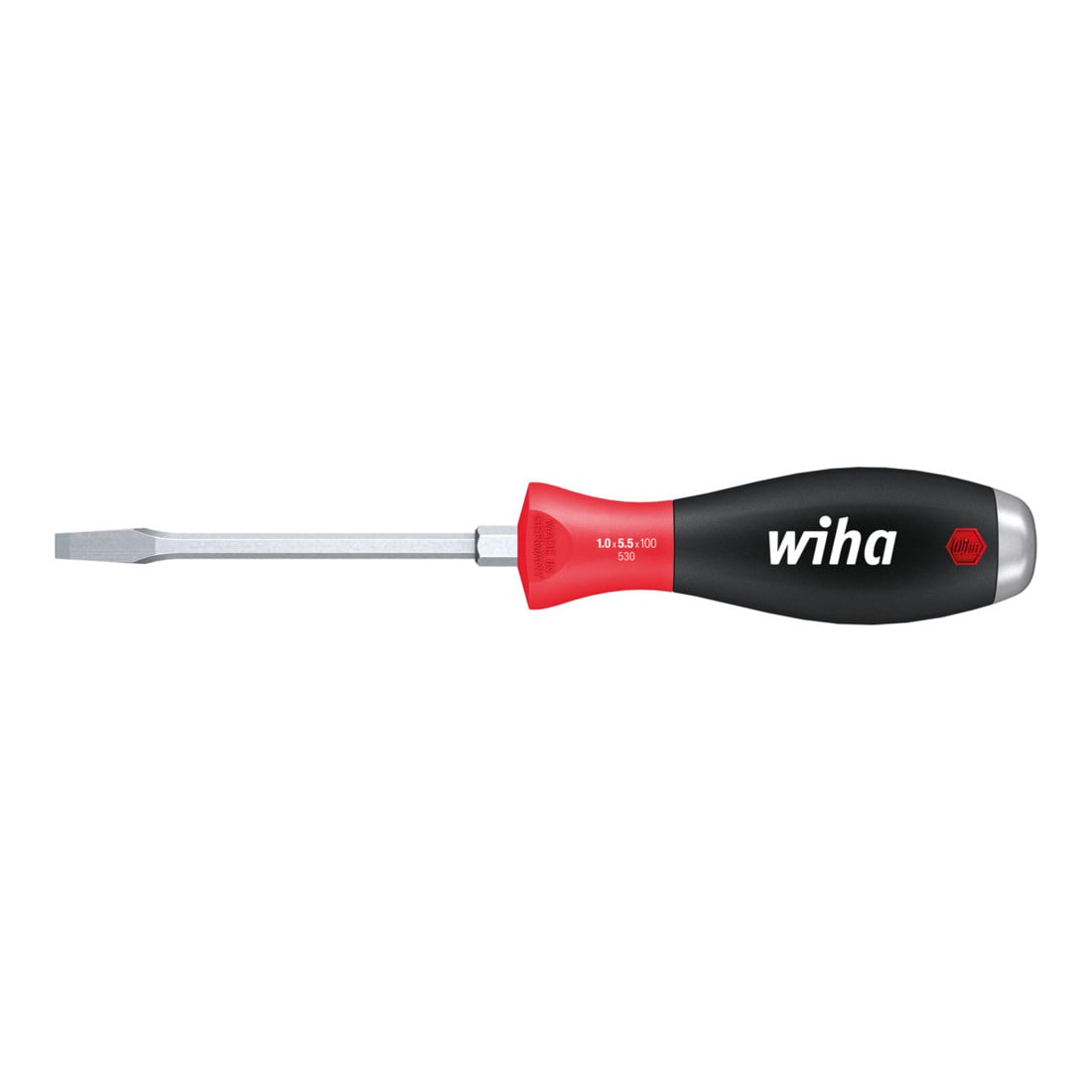 Wiha SoftFinish Schlitz-Schraubendreher, mit Schlagkappe